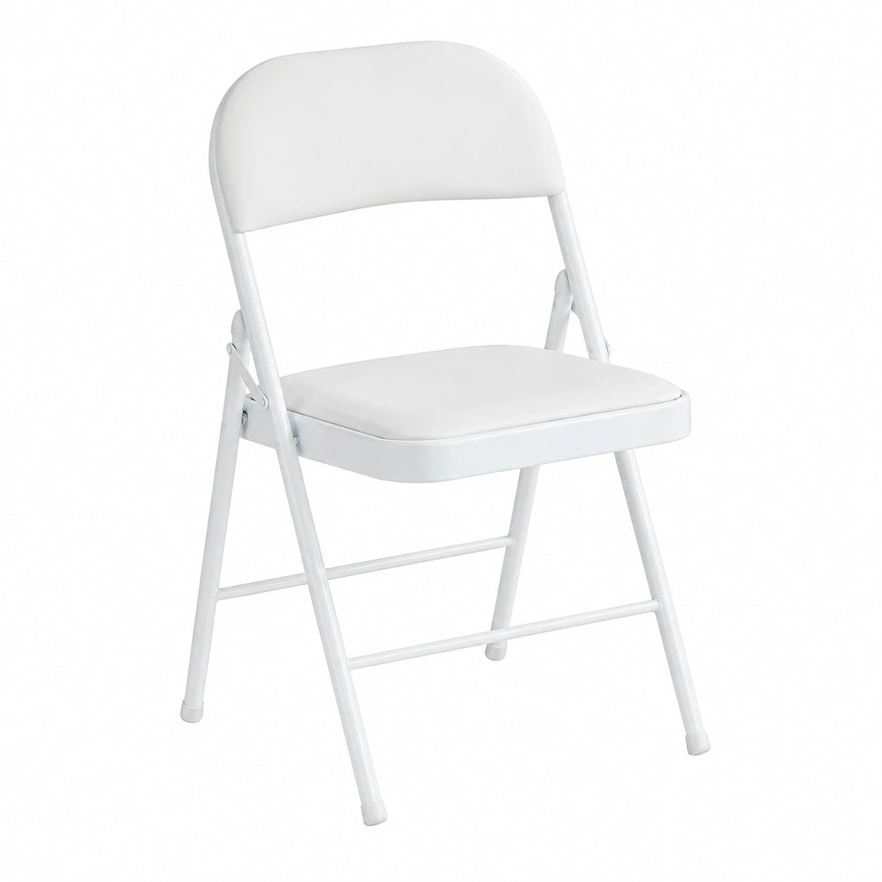 Bureau, avec rangement, rembourré, en métal et similicuir, coloris blanc, pour l’espace de travail