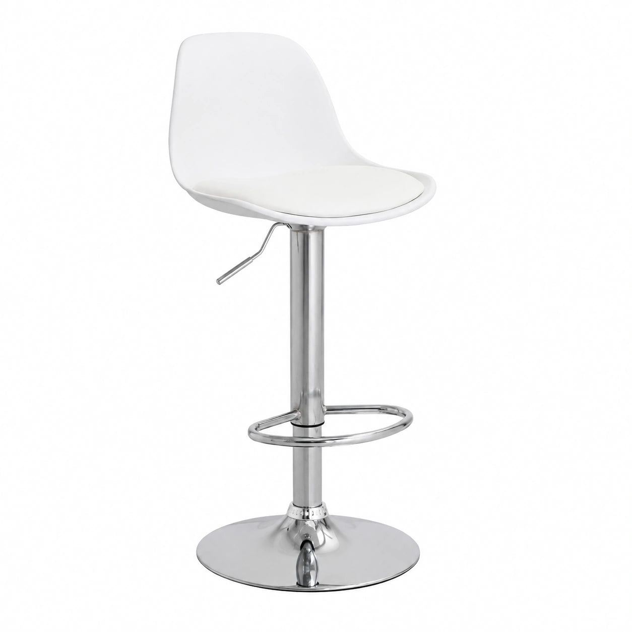 Tabouret, coloris blanc, pour la cuisine ou l’espace repas