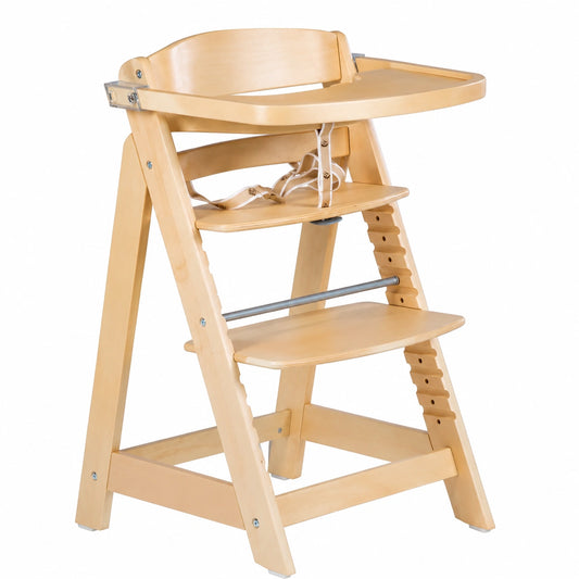 Chaise, réglable, coloris naturel, pour la salle à manger ou la cuisine