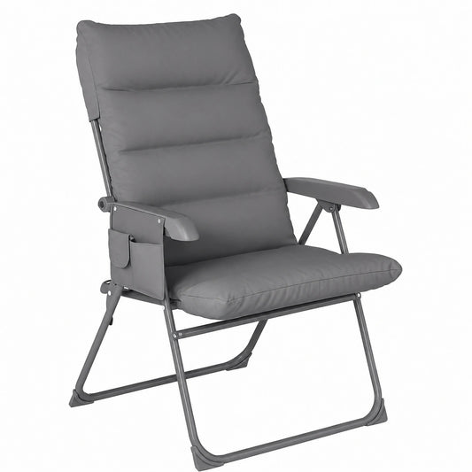 Chaise, rembourré, coloris gris, pour la salle à manger ou la cuisine