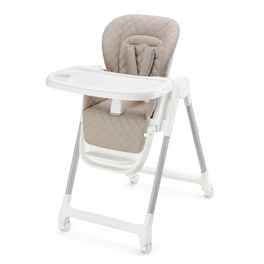 Chaise, inclinable, pliable, réglable, coloris beige, pour la salle à manger ou la cuisine