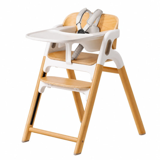 Chaise, convertible, réglable, coloris naturel, pour la salle à manger ou la cuisine