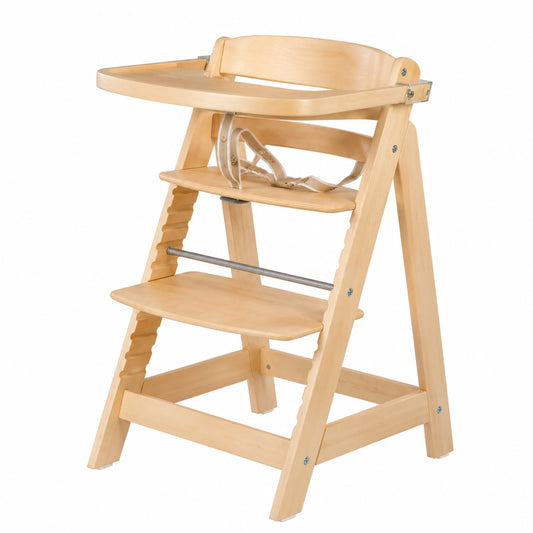 Chaise, réglable, coloris naturel, pour la salle à manger ou la cuisine