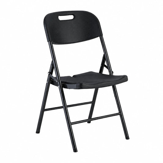 Chaise de jardin, coloris noir, pour la terrasse ou le jardin