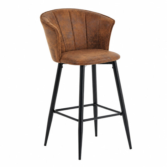 Chaise, rembourré, coloris marron, pour la salle à manger ou la cuisine