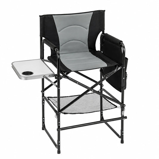 Chaise, avec porte-gobelet, pliable, avec rangement, pour la salle à manger ou la cuisine