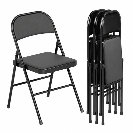 Chaise, avec coussin, coloris noir, pour la salle à manger ou la cuisine